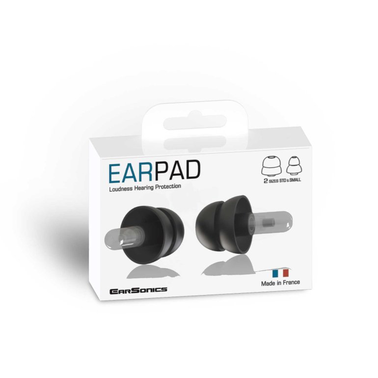EarSonics Ear Pad - med to prop-størrelser inkl. i prisen.