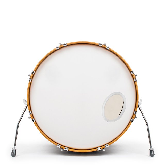 Bass Drum O's 6" Oval hvid - CymbalONE