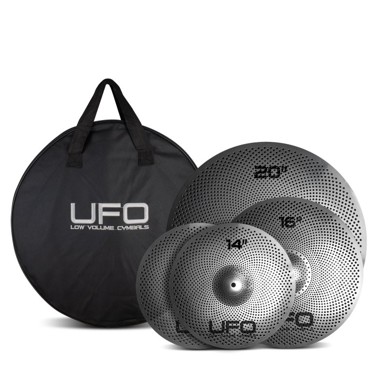 UFO low volume bækkenpakke med taske - CymbalONE