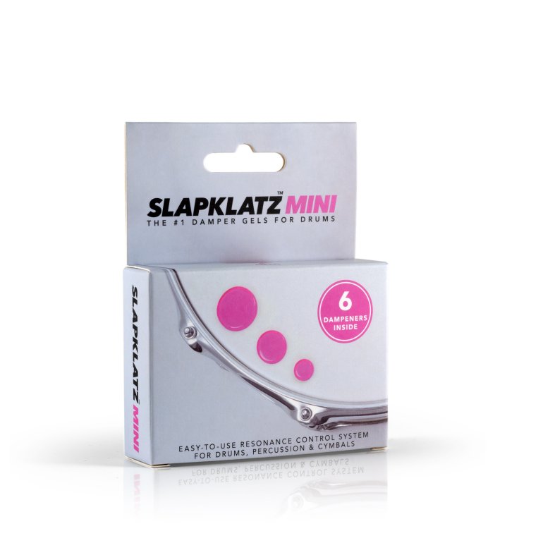 SlapKlatz MINI pink - set forfra - CymbalONE