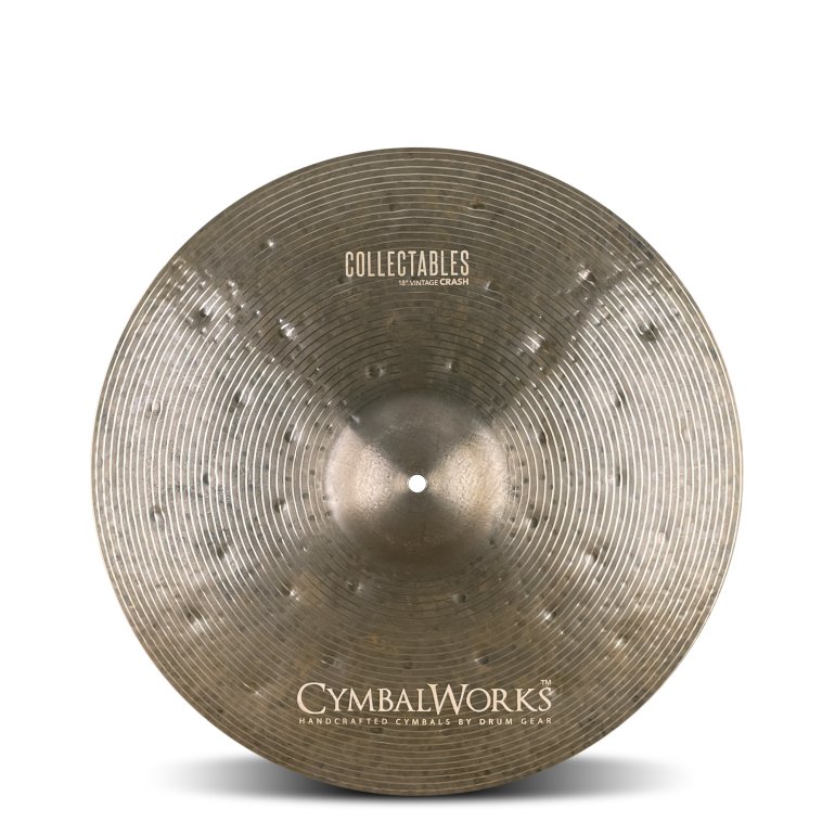 CymbalWorks Collectables 18" Vintage Crash - set forfra på hvid baggrund