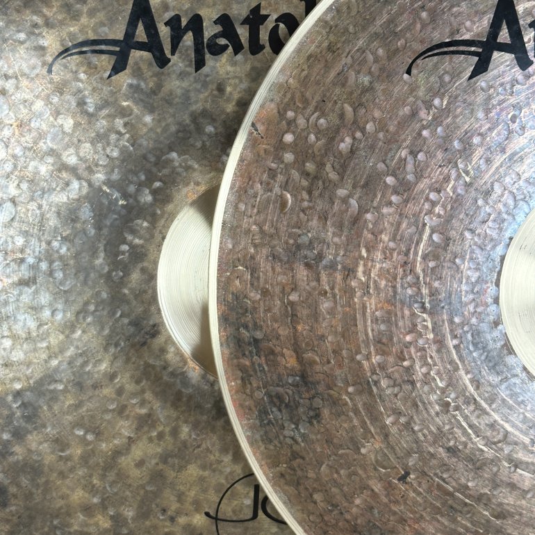 Anatolian JC 15" Brown Sugar Hihat - close up