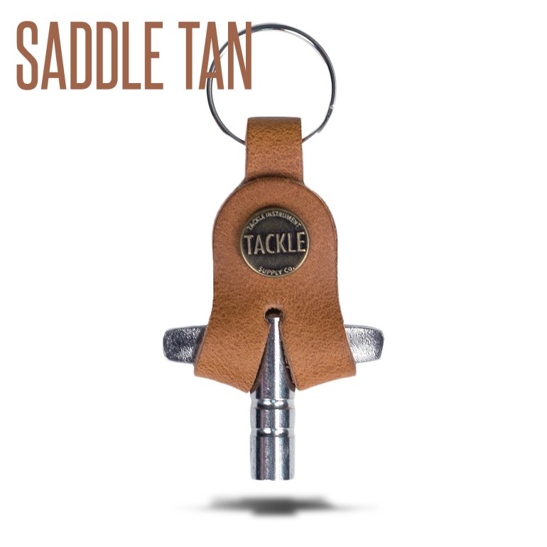 Tackle Instrument "Leather Drum Key" trommenøgle - saddle tan