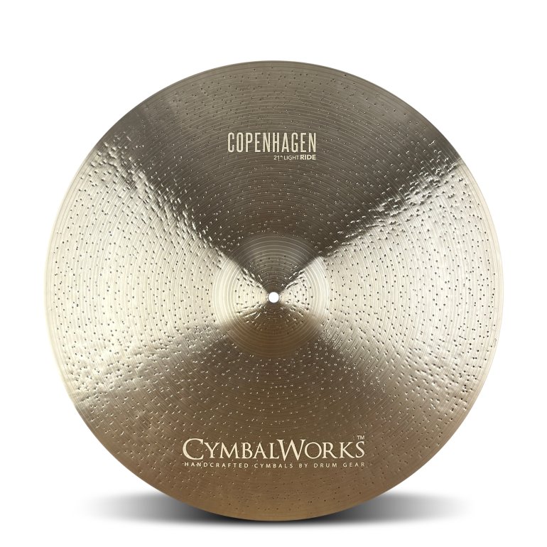 CymbalWorks Copenhagen 21" Light Ride - se på hvad baggrund