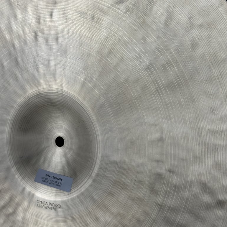 CymbalWorks Copenhagen 20" All Ride - close up