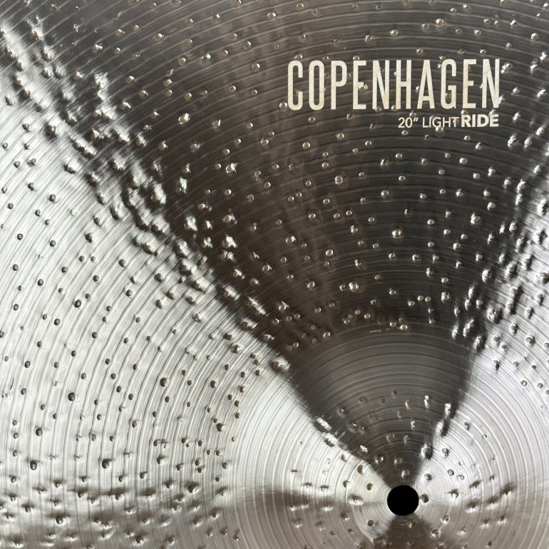 CymbalWorks Copenhagen 20" Light Ride - close up
