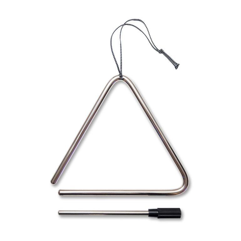 Triangel i metal - 15, 17, 23, eller 27 cm.