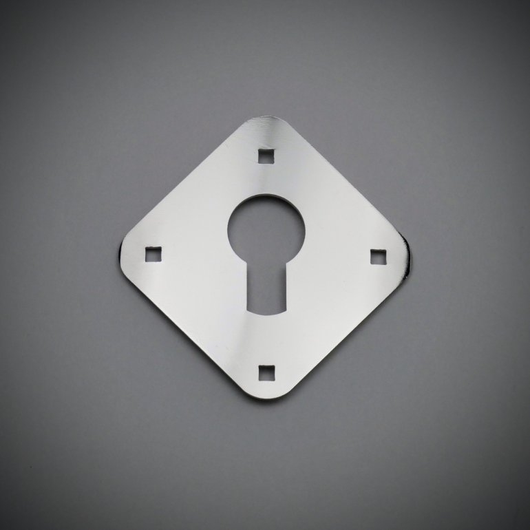 INDe - Flad klassisk tomholderbase - Diamond Plate