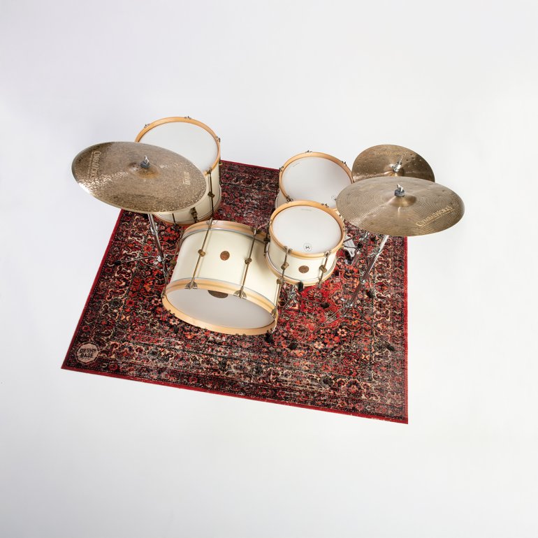 DRUMnBASE Vintage Persian Trommetæppe - Original Red