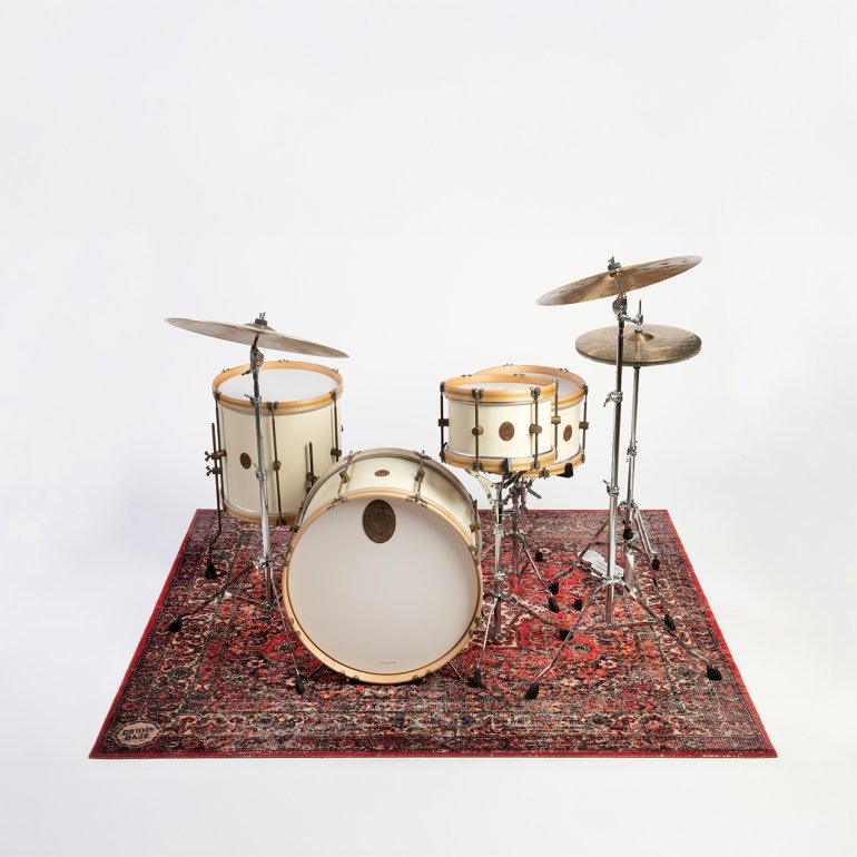 DRUMnBASE Vintage Persian Trommetæppe - Original Red