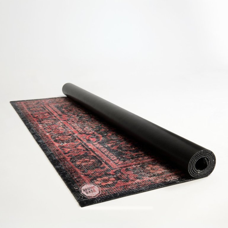 DRUMnBASE Vintage Persian Trommetæppe - Black Red