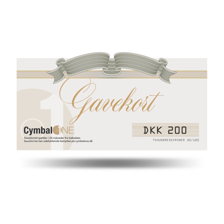 Gavekort til trommeslageren - CymbalONE