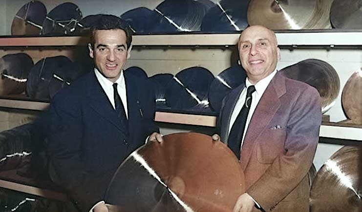 Zildjian Avedis III and Gene Krupa